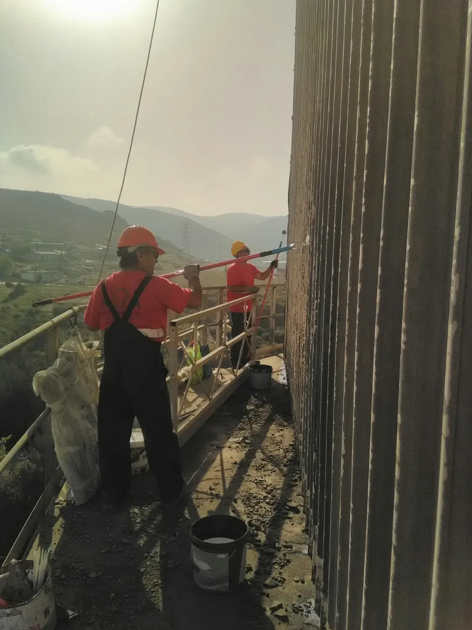 Cement Plant Circular Clinker Storage Cleaning & Painting
