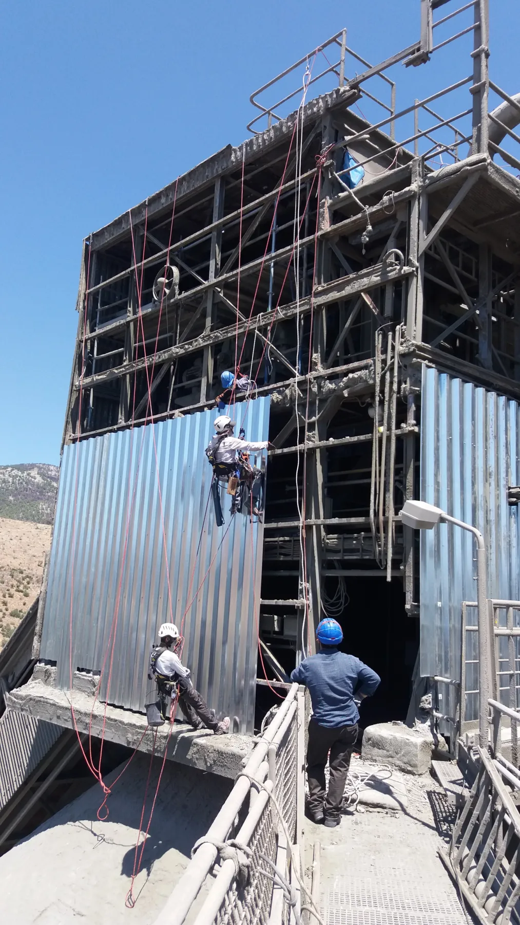 Cement Plant Clinker Silo Equipment Metal Sheets Replacement
