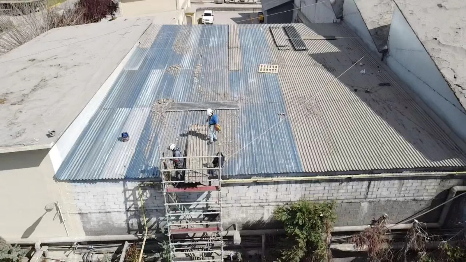 Cement Plant Roof Cladding Replacement