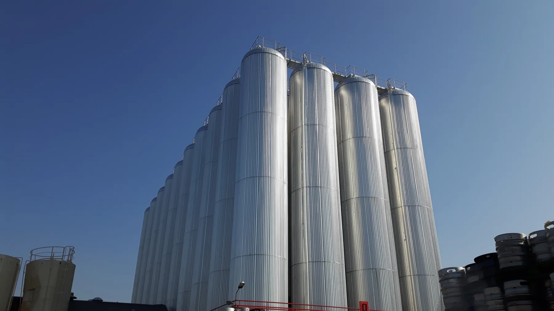 Food Industry 40 Silos Repair & Metal Sheets Installation