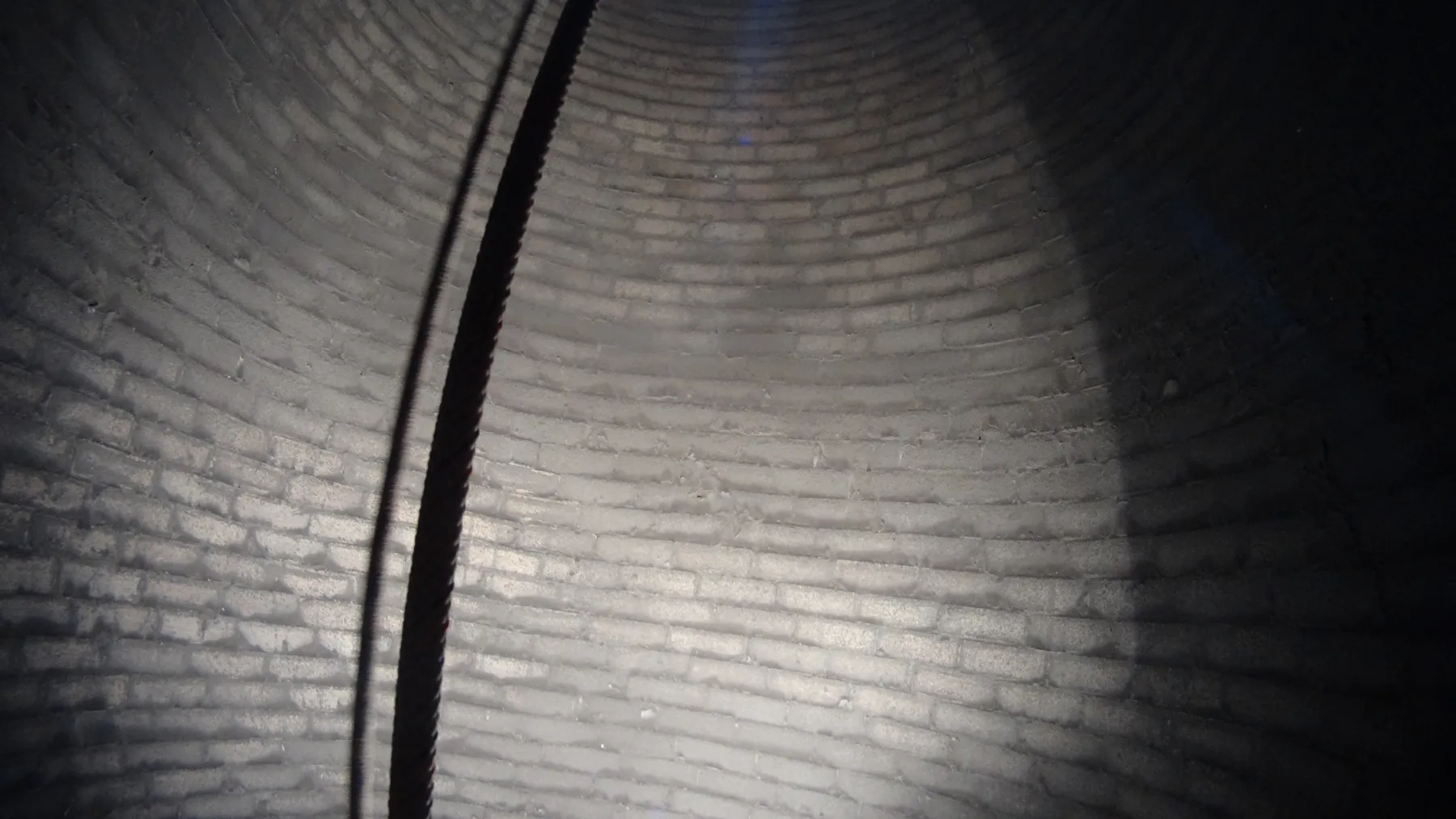 Power Plant Chimney Inspection Safety Net Installation