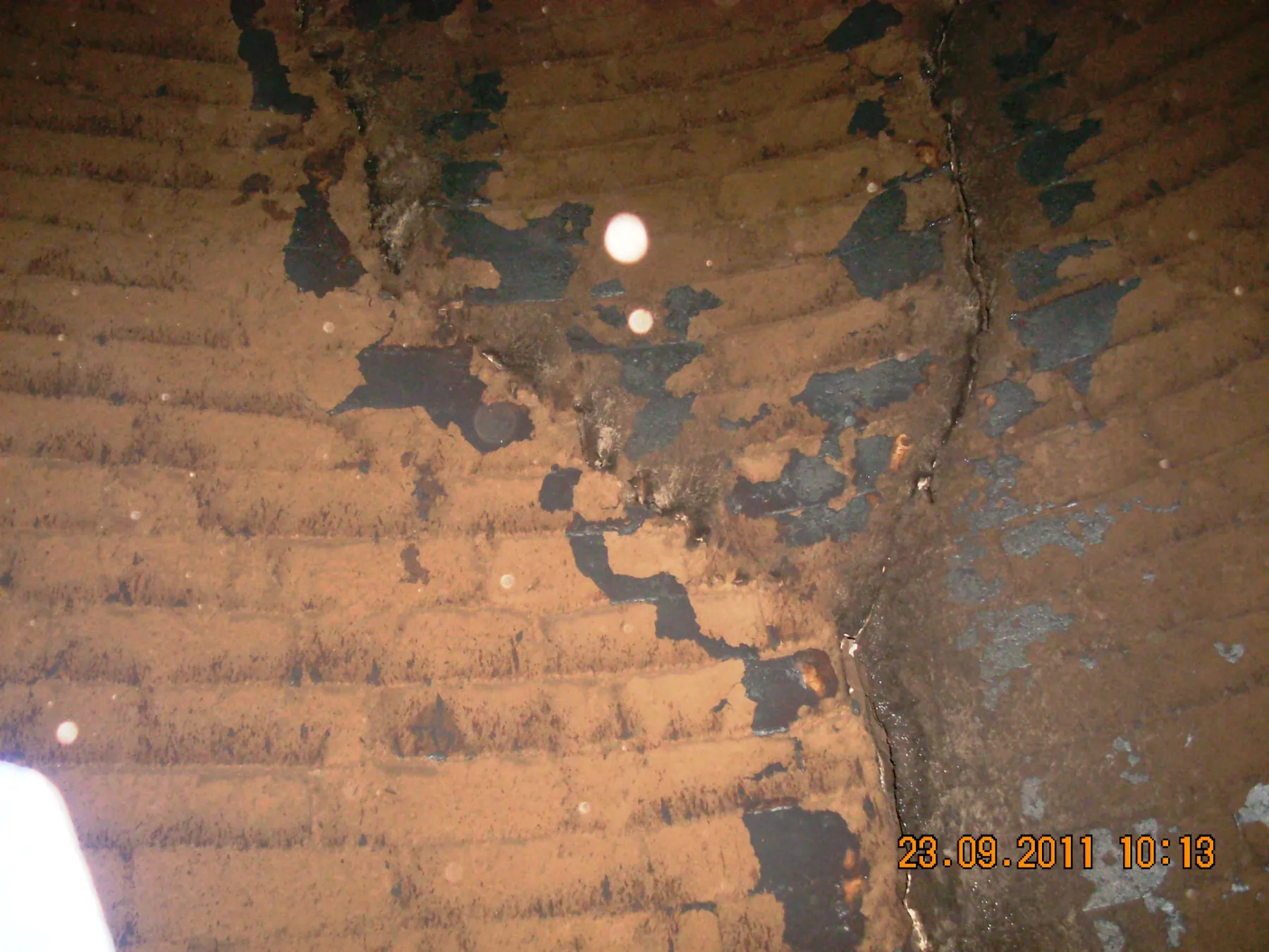 Power Plant Chimney Inspection Safety Net Installation
