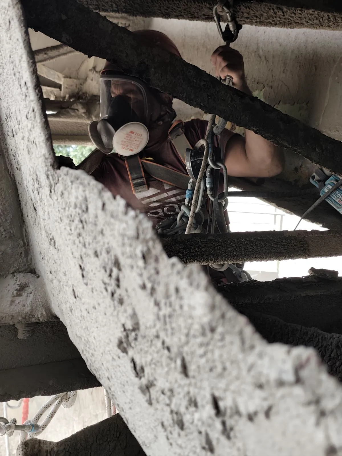 Cement Plant Conveyor Belt Cleaning & Inspection