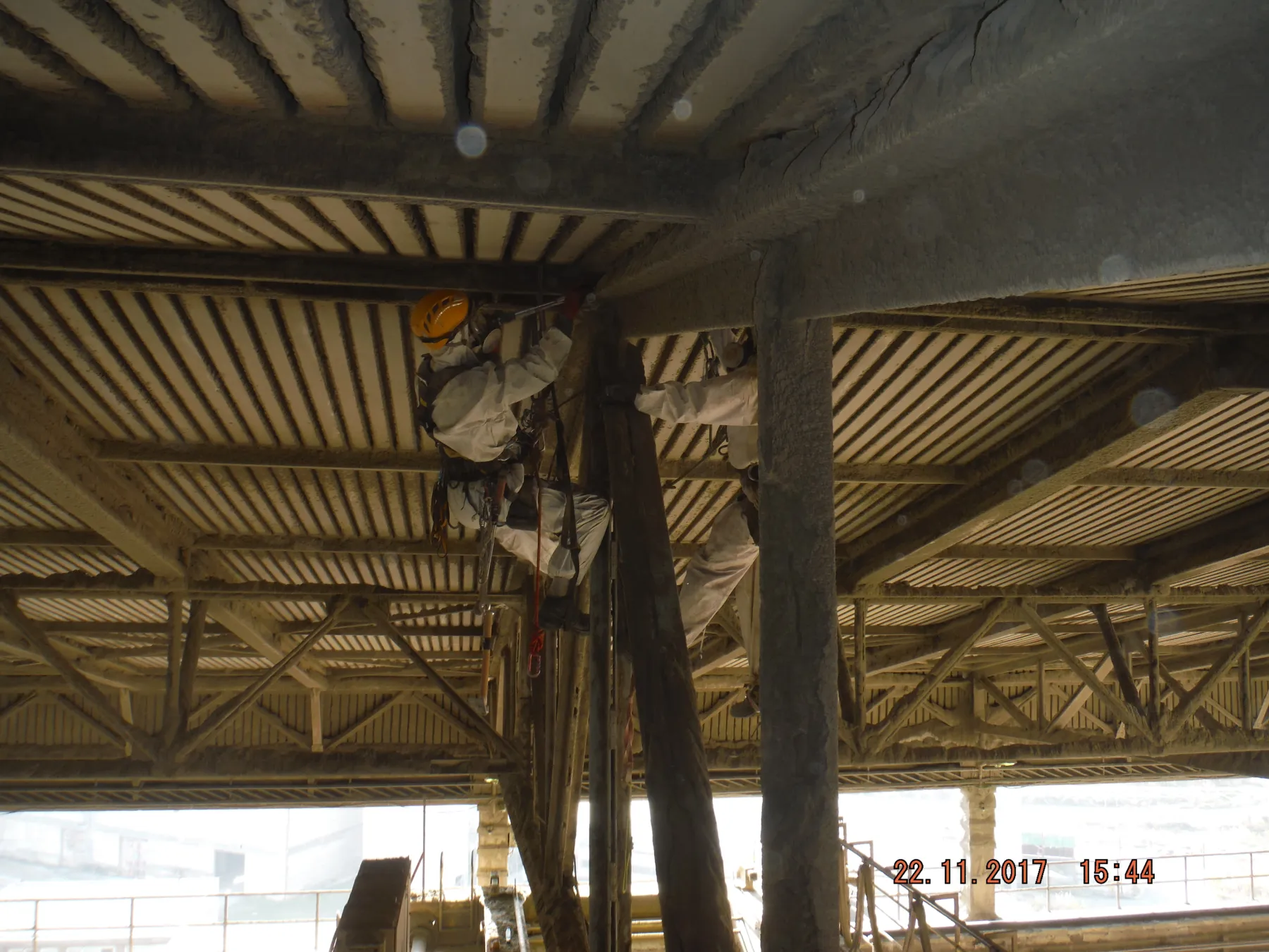 Cement Clinker Storage Truss (NDT) Inspection