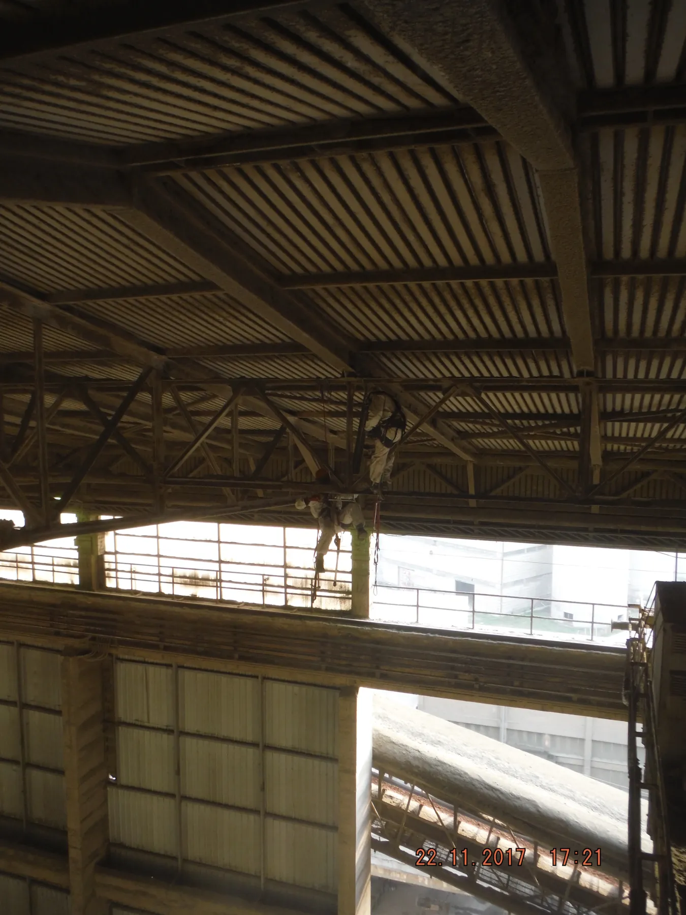 Cement Clinker Storage Truss (NDT) Inspection