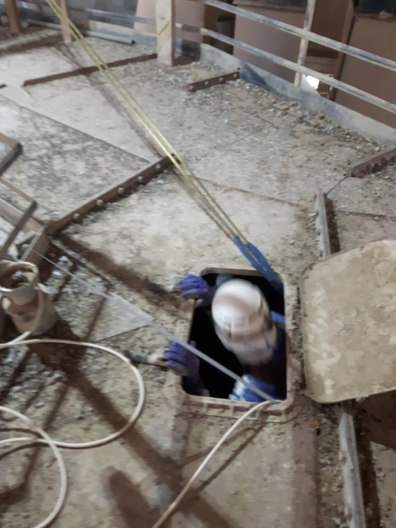 Cement Plant Preheater Duct Structural Inspection (NDT)