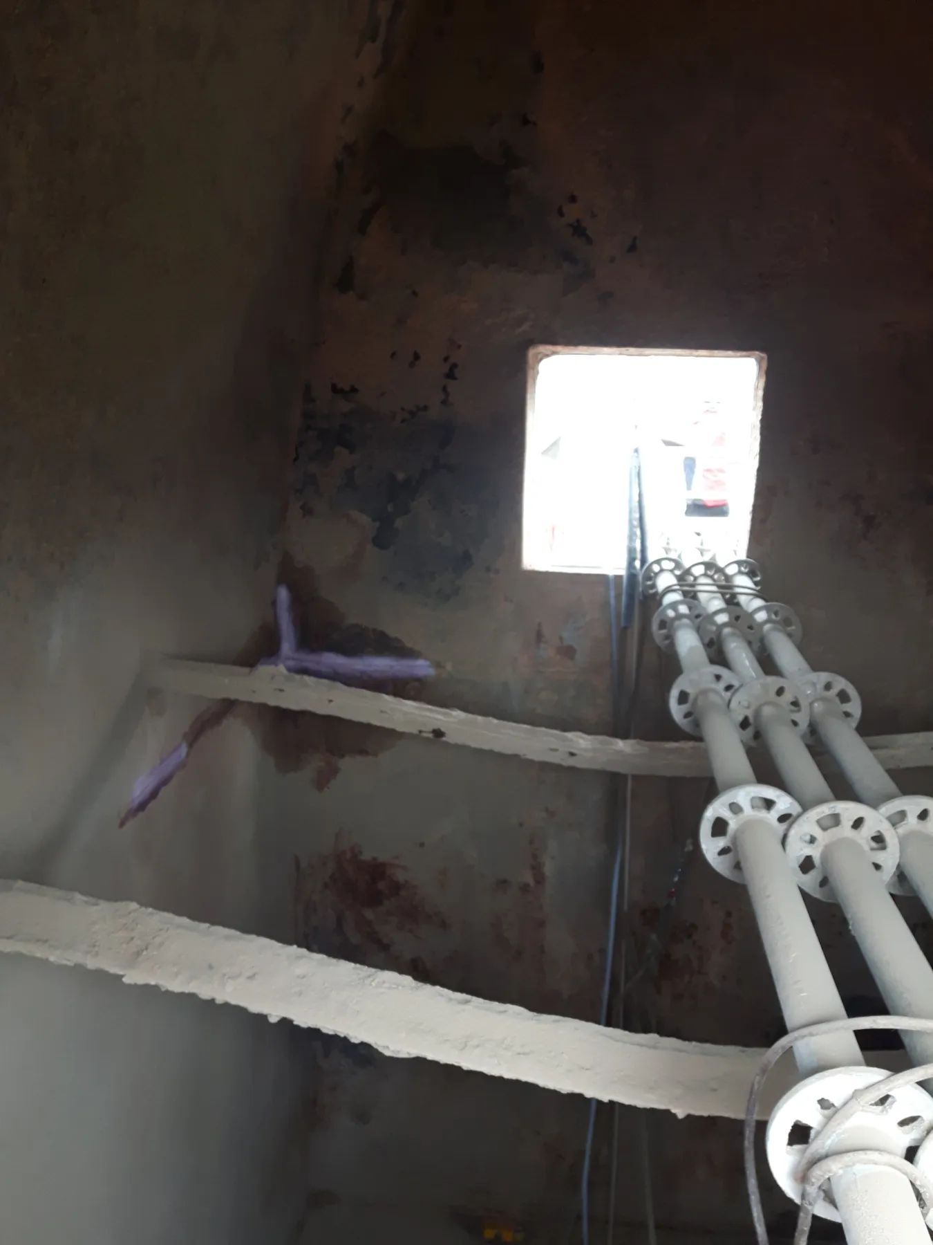 Cement Plant Preheater Duct Structural Inspection (NDT)