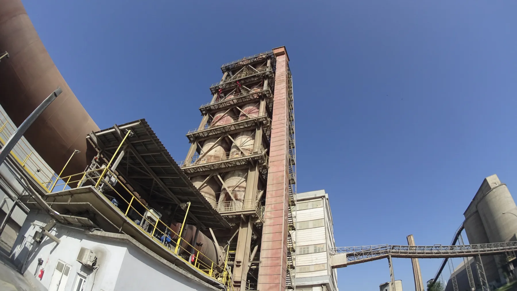 Cement Plant Preheater Tower Structural Inspection (NDT)