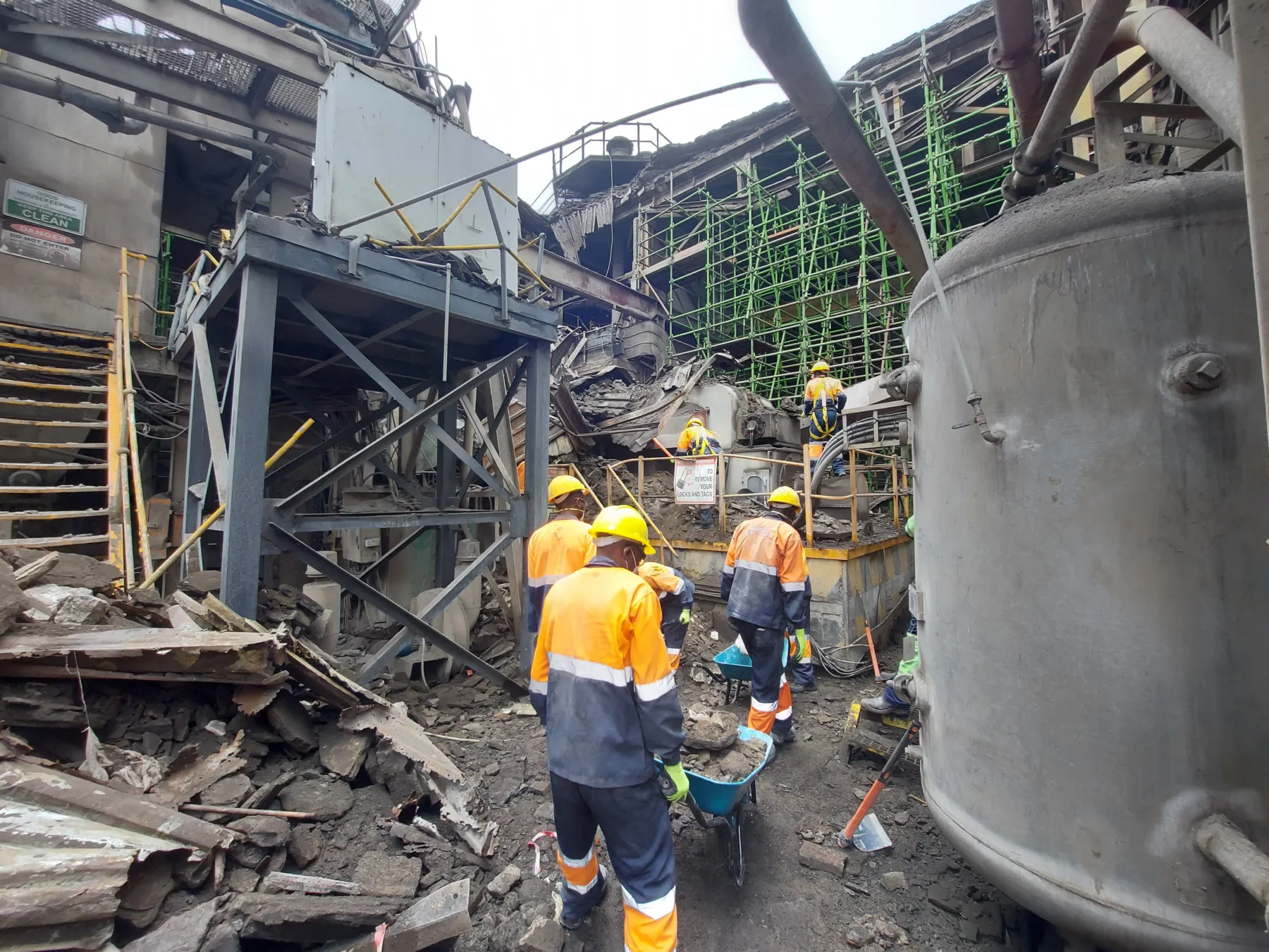 Cement Plant Mills CM1 CM2 Cladding Replacement