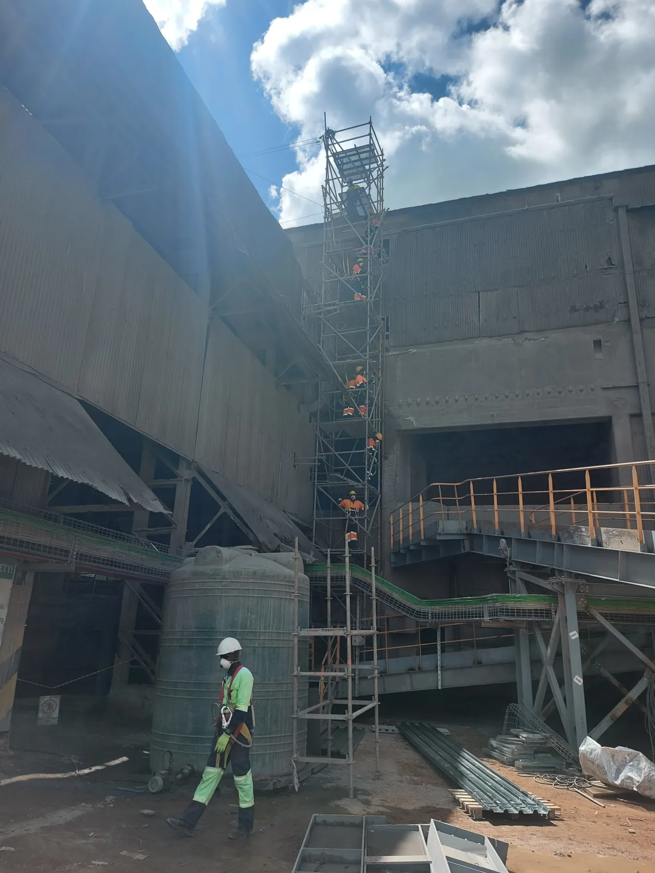 Cement Plant Mills CM1 CM2 Cladding Replacement