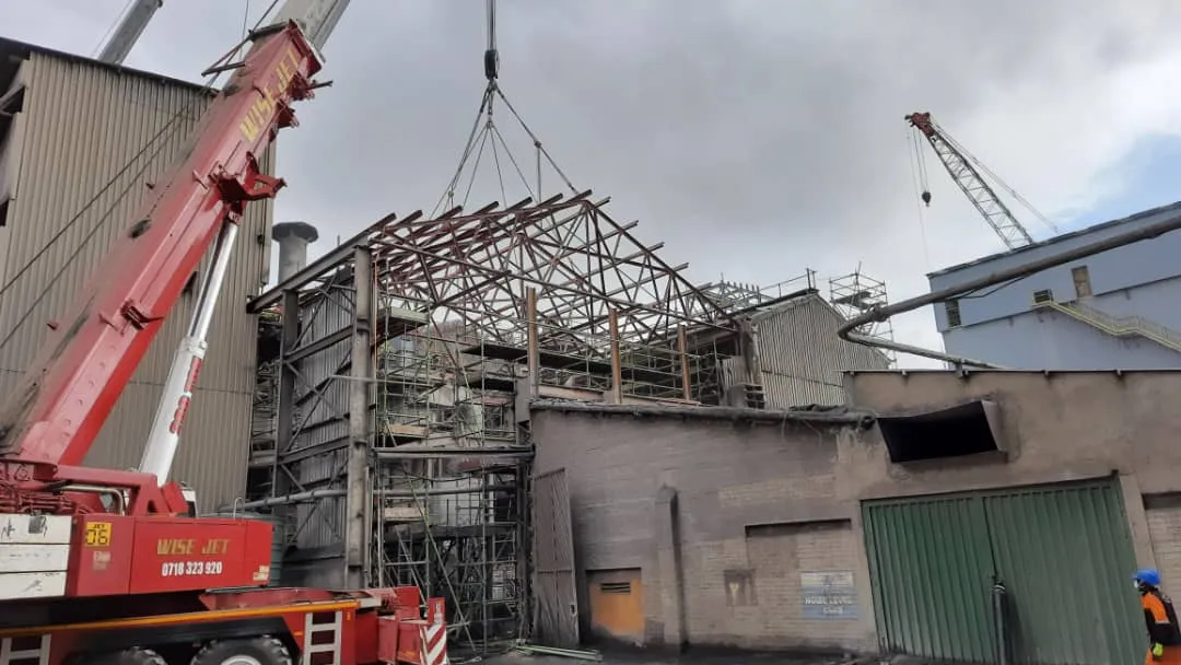 Cement Plant Mills CM1 CM2 Cladding Replacement