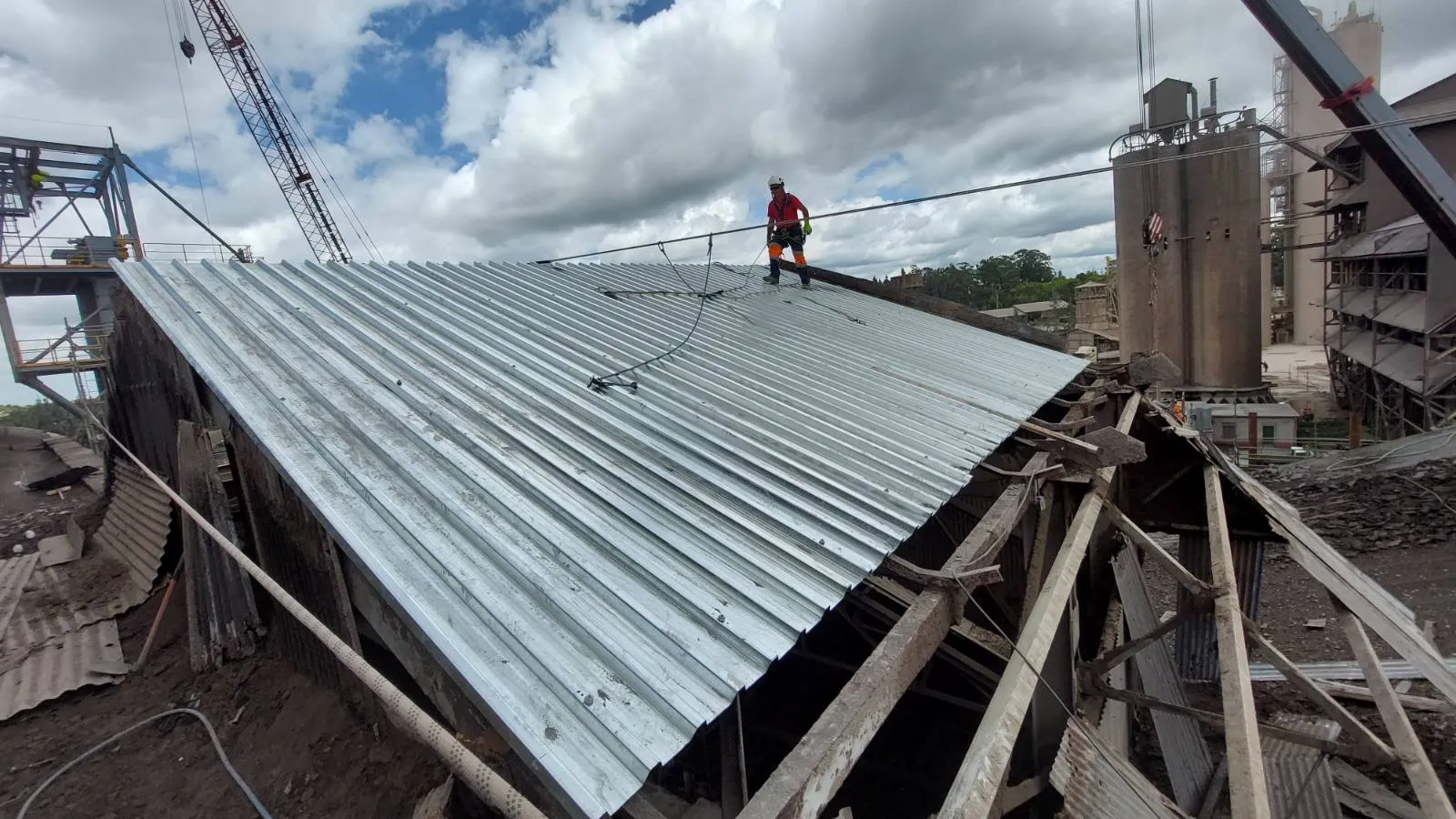 Cement Plant Mills CM1 CM2 Cladding Replacement