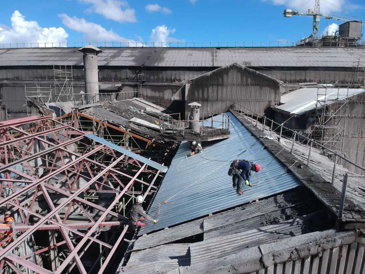 Cement Plant Mills CM1 CM2 Cladding Replacement