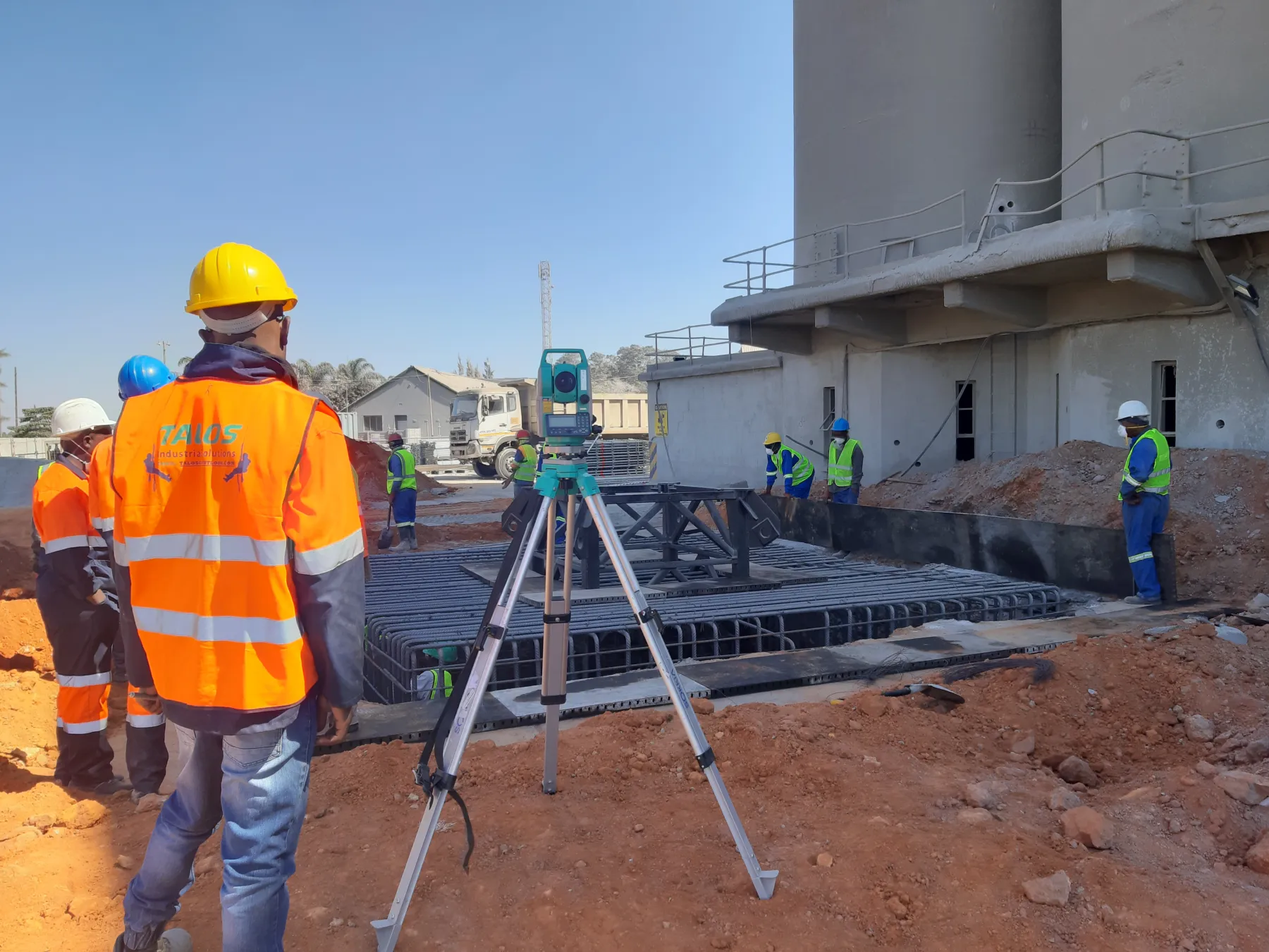 Cement Plant Silos Structural Monitoring & Mapping